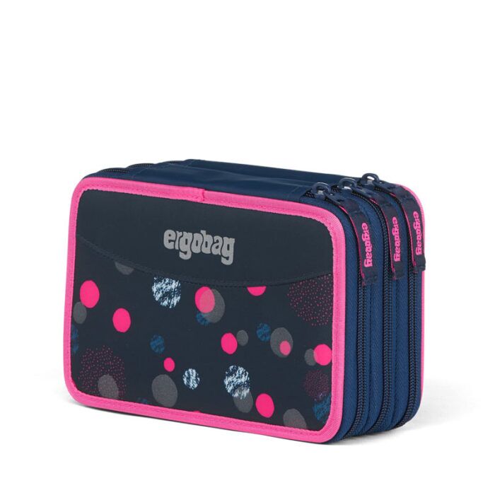 Зареден несесер с три ципа ergobag Maxi WinterwonBearland, 40 части